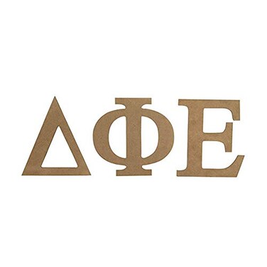 Desert Cactus Delta Phi Epsilon Sorority Wood Letters Set DIY Arts, Crafts
