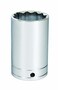 Williams 32817-TH 1/2 Drive Deep 12-Point Socket, 17mm