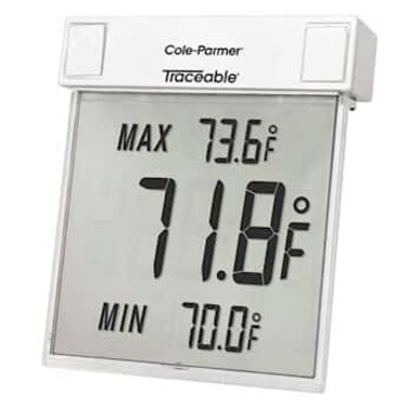 Traceable Big-Digit See-Thru Digital Thermometer: Fahrenheit