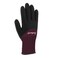 Carhartt Womens Thermal Full Coverage Nitrile Grip Glove, Deep Wine, M