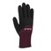 Carhartt Womens Thermal Full Coverage Nitrile Grip Glove, Deep Wine, M