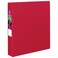 AveryDurable 3 Ring Binder, 1.5" Slant Rings, 1 Red Binder