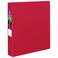 AveryDurable 3 Ring Binder, 1.5" Slant Rings, 1 Red Binder