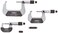 Fowler 52-229-213-0 Outside Micrometer Set with 0-3" Range ,Set of 3