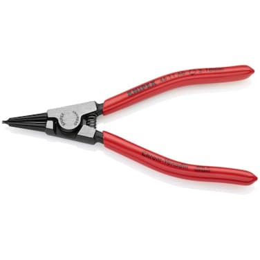 KNIPEX Tools - Circlip Pliers, External, Straight, 1/8"-25/64" Shaft Dia. ,4611A0, 5.75