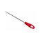 Nicholson Hand File with Handle ,Carded, American Pattern, Single Cut, Round, Coarse, 8" Length