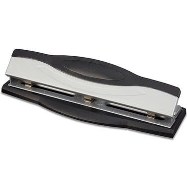 Staples High-End Adjustable 3-Hole Punch, Heavy-Duty Office