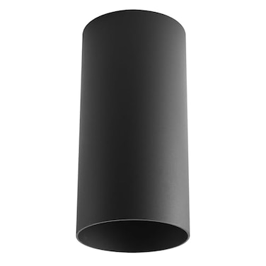 Progress Lighting Cylinder Outdoor Ceiling Light, Black
