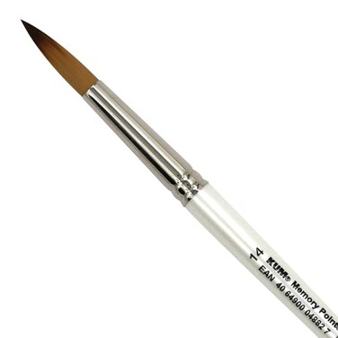 Kum 511.47.11 No.14 Memory Point Brush with Round Pointed