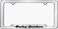 CHROMA Harley Davidson Chrome License Plate Frame for Autos