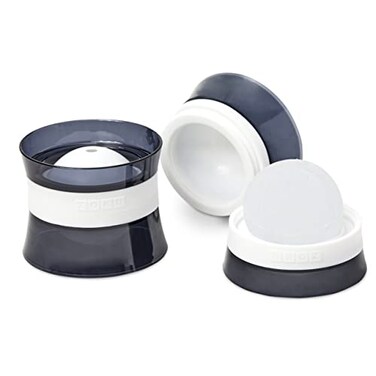 Zoku Ice Sphere Molds, Stackable Easy-Release, 2.5-Inch, Set of 2, Black