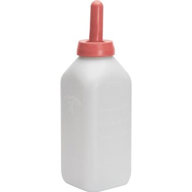 FarmTek Nursing Bottle w/Snap-on Calf Nipple - 2 Quart