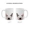 MUGBREW Bull Terrier Ceramic Coffee Mug Tea Cup, 11 OZ