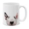 MUGBREW Bull Terrier Ceramic Coffee Mug Tea Cup, 11 OZ