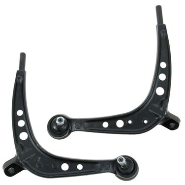 TRQ Front Lower Driver and Passenger Side Control Arm and Ball Joint Set 2