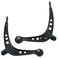 TRQ Front Lower Driver and Passenger Side Control Arm and Ball Joint Set 2