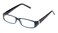 SAV Eyewear ,Select-A-VisionVictoria Klein Fashion Rectangular Reading Glasses 7021 Blue, 1.75