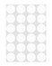 ChromaLabel White Dot Stickers, 3/4 Inch, 1008/Pack