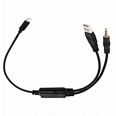 Hain Celestial Aux Charging Interface USB 3.5mm Audio Adapter for BMW Mini Cooper iDrive