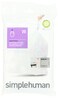 simplehuman Code G Custom Fit Drawstring Trash Bags in Dispenser Packs, 30 Liter / 8 Gallon, White&ldquo; 20 Liners