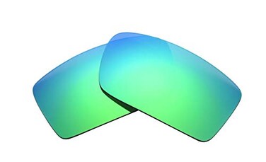 NicelyFit Polarized Replacement Lenses Lens for Oakley Gascan OO9014 Sunglass Frames ,Green Mirror