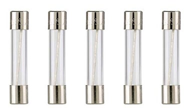 Bussmann AGC-5 Fuse 5A 250V Buss AGC5 ,Pack of 5