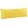FLXXIE Microfiber Body Pillow Cover, Envelope Closure, Yellow