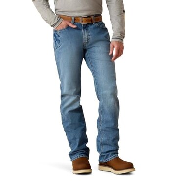 ARIAT Rebar M4 Low Rise DuraStretch Boot Cut Jean“ Mens Work Jeans