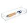 iDesign Plastic Drawer Organizer, 4" x 12" x 2", Clear