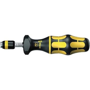Wera 05074733001 Kraftform ESD 7445 Hexagon Torque Screwdriver, 1/4" Head, 2.5-11.5"/lbs Variable Torque Adjustment Range