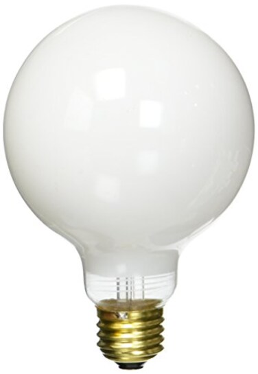 Bulbrite Incandescent G30 Medium Screw Base ,E26Light Bulb, 25 Watt, White