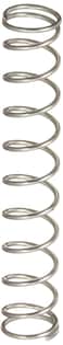 Prime-Line SP 9718 Compression Spring, Spring Steel Construction, Nickel-Plated Finish, 0.025 GA x 1/4 In. x 1-3/8 In. ,4 Pack