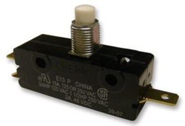 CHERRY - 0E1300J0 - MICRO SW, SPRING PLUNGER, SPDT, 15A 250V