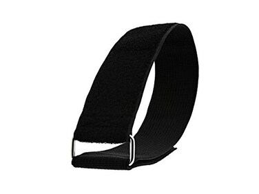 SECURE CABLETIES Secure Cable Ties 24 x 2 Inch Heavy Duty Black Cinch Strap - 5 Pack