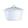 Luminarc Vitro Blooming Round Ceramic Casserole Dish With Lid, 5 Quart
