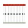 MCIGICM 100 Pcs 1N4001 Rectifier Diode, 50V 1A DO-41 Electronic Silicon Diodes