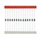 MCIGICM 100 Pcs 1N4001 Rectifier Diode, 50V 1A DO-41 Electronic Silicon Diodes
