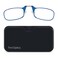 ThinOptics Pod Reading Glasses - Slim Armless Pocket Readers - Black, Blue 2.5x