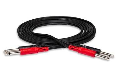 Hosa CPP-204 Dual 1/4" TS to Dual 1/4" TS Stereo Interconnect Cable - 4 Meters ,13.2 ft