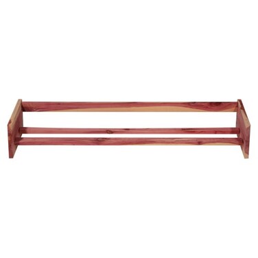 Household Essentials CedarFresh Stackable Cedar Shoe Rack, 29"l x 12"d x 5.5"h