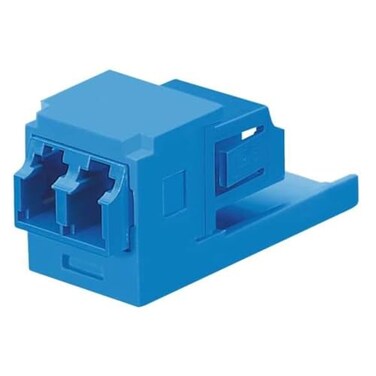 Panduit Pannet Adapter,Singlemode Duplex LC Fiber,Blue CMDSLCZBU - 1 Each