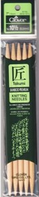 Clover 72692 Bamboo Double Point Knitting Needles 7 in. 5-Pkg-Size 10.55