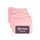Smead Standard File Folders, 100 Count, Pink, 1/3-Cut Tabs, Letter Size ,12643