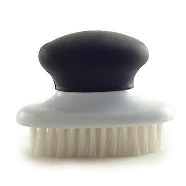 Norpro Grip-EZ Scrub Brush, White/Black