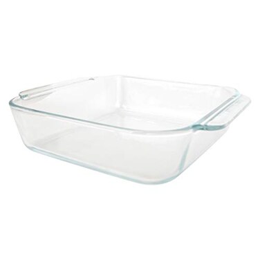 Pyrex 222 ,2QtClear Square Glass Baking Dish - Made in USA