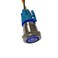 ESUPPORT 12V Car Blue LED Light Main Beam Push Button Metal Toggle Switch