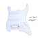 Musiclily Basic Loaded ST-HSS Pickguard with Ceramic Pickups 3Ply White