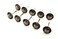 TEMO 10p Stainless Steel Bristle 3/4" Flat Wire Brush Wheel for Dremel