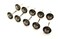TEMO 10p Stainless Steel Bristle 3/4" Flat Wire Brush Wheel for Dremel