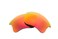 NicelyFit Polarized Replacement Lenses for Oakley Flak Jacket XLJ Sunglasses ,Fire Red